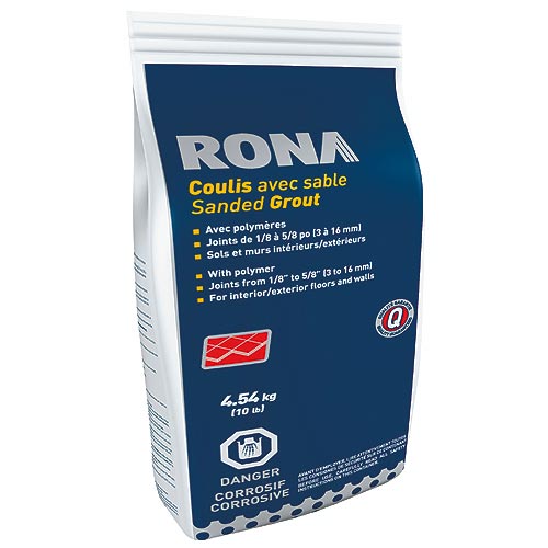 Coulis avec sable pour mur et plancher 4.54kg - Tan