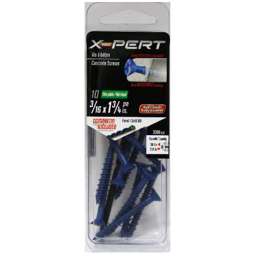 FLAT HEAD CONCRETE SCREWS