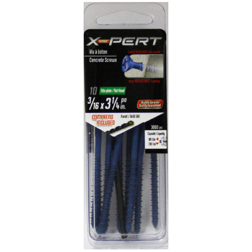 FLAT HEAD CONCRETE SCREW