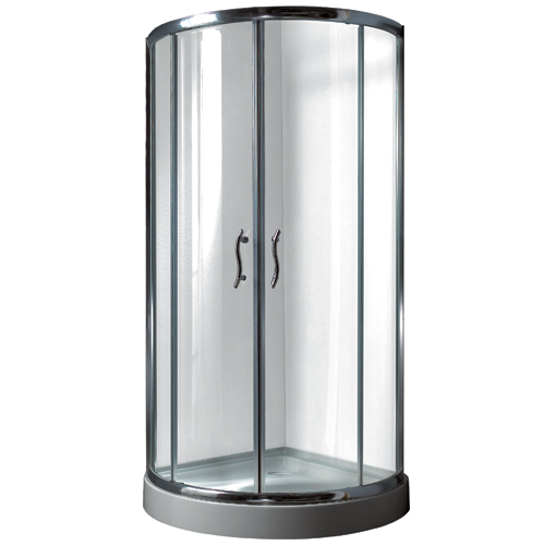 Douche semi-ronde