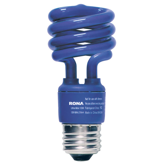 13-W Compact Fluorescent Lightbulb