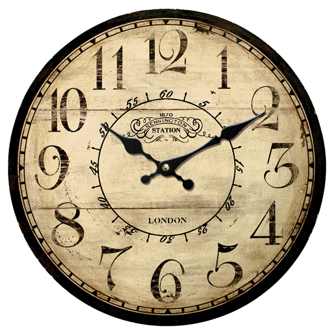 Horloge murale, Kensington, 12"