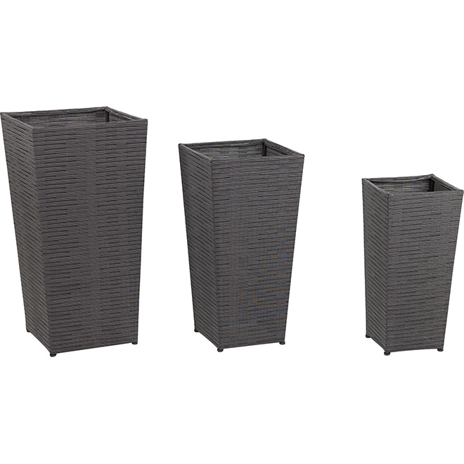 Ensemble de 3 jardinières «Soho»