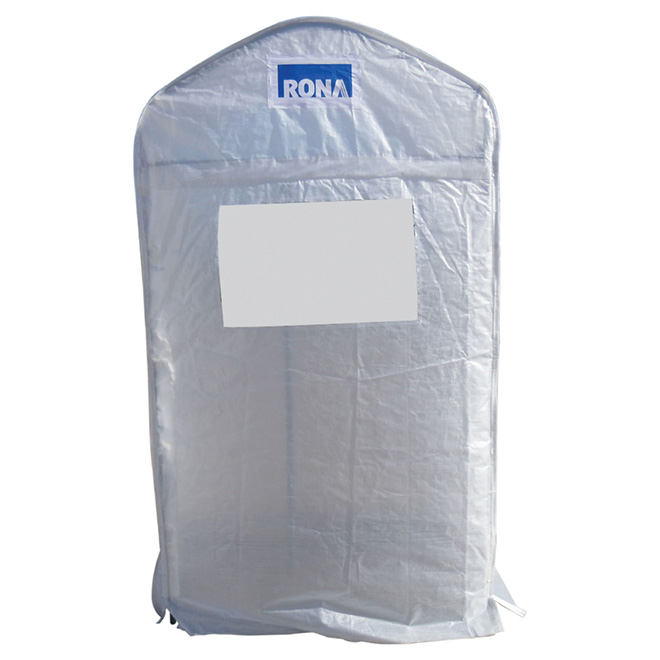 Vestibule Shelter - Polyethylene - 4.25' x 3.42' - White