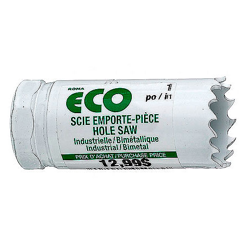 Scie emporte-pièce de qualité industrielle 1 po