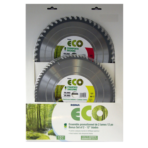 Set of 2 ECO Circular Saw Blades