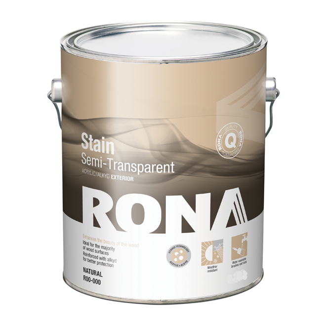 Stain -"Semi-Transp. Finish" Ext. Hybrid Stain