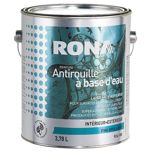 Peinture antirouille à base d'eau