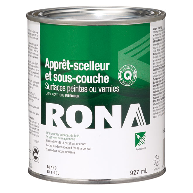 Apprêt, scelleur et sous-couche