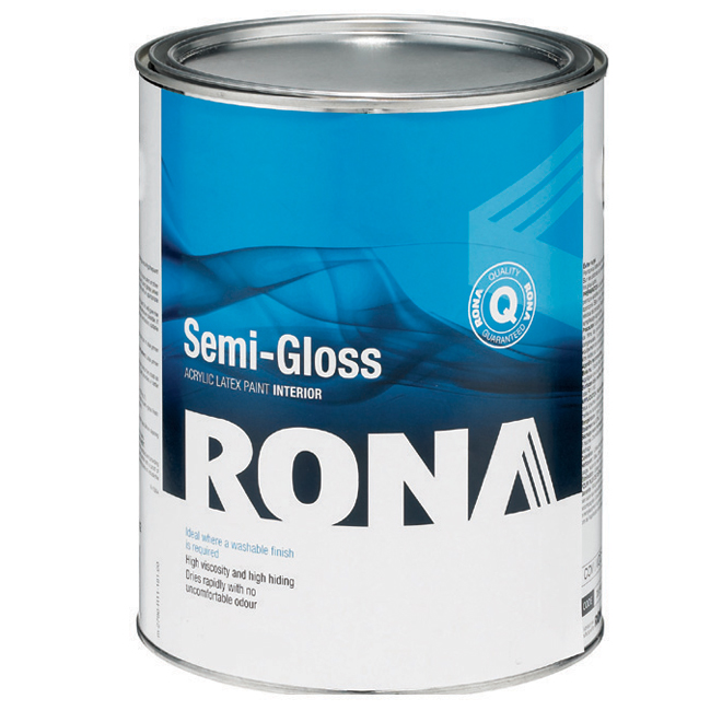 Paint - "Semi-Gloss Finish" Interior Acrylic Latex