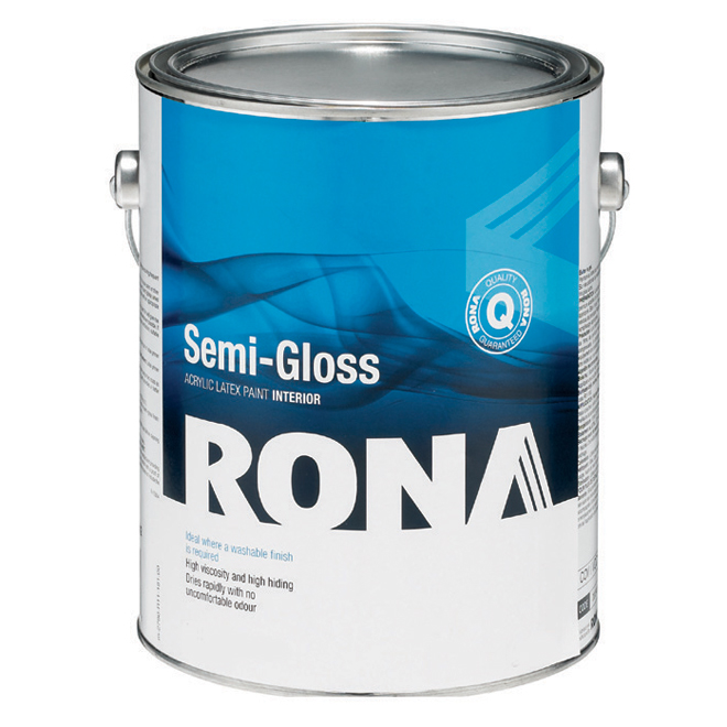 "Semi-Gloss Finish" Interior Acrylic Latex