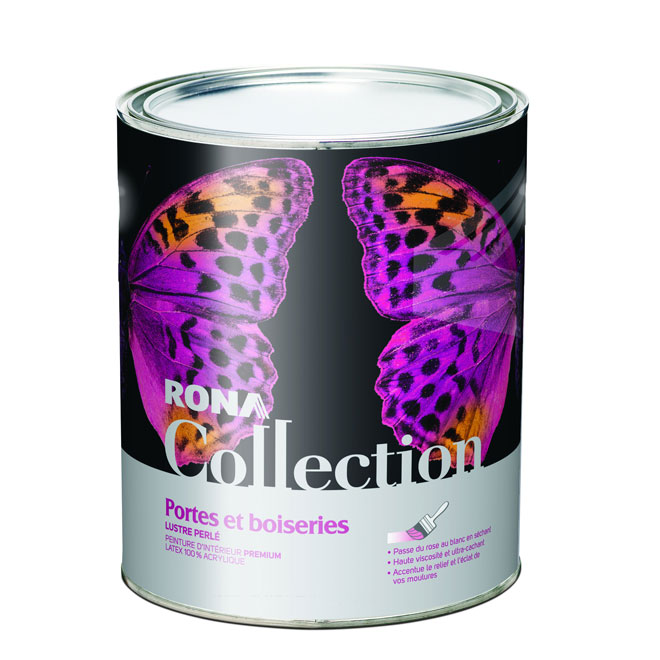 Peinture d'intérieur au latex pour portes et boiseries