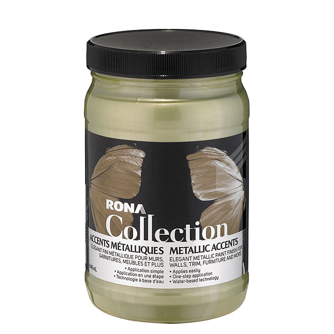 Peinture métallique, poire lumineuse