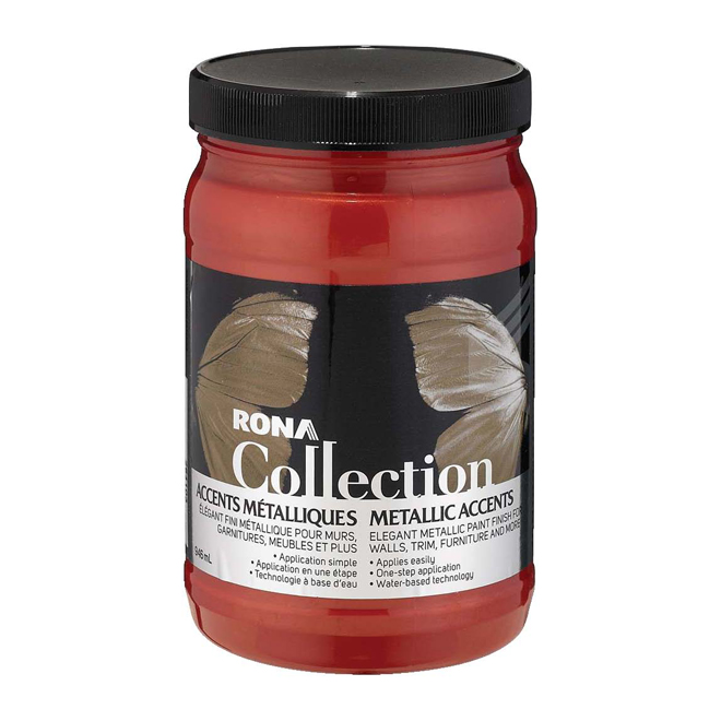 Peinture métallique, rouge écarlate