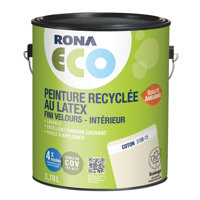 Peinture d'intérieur recyclée - Coton
