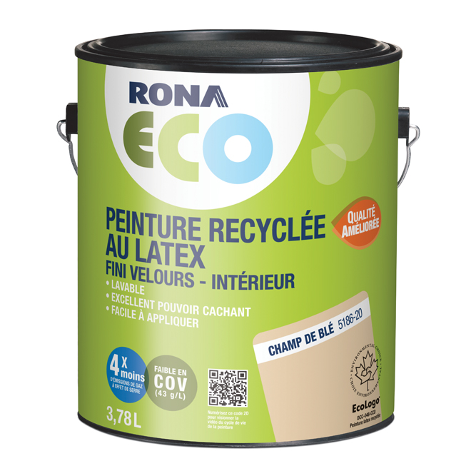 Peinture d'intérieur recyclée - Champ de blé