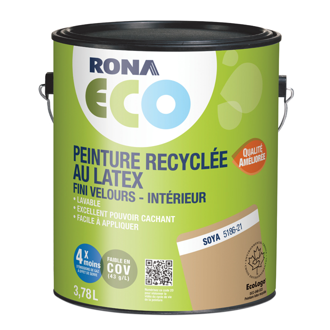 Peinture d'intérieur recyclée - Soja