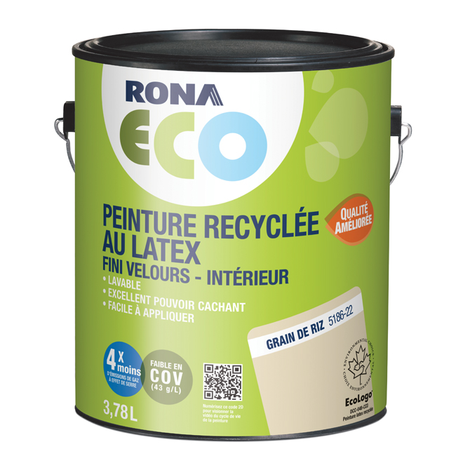 Peinture d'intérieur recyclée - Grain de riz