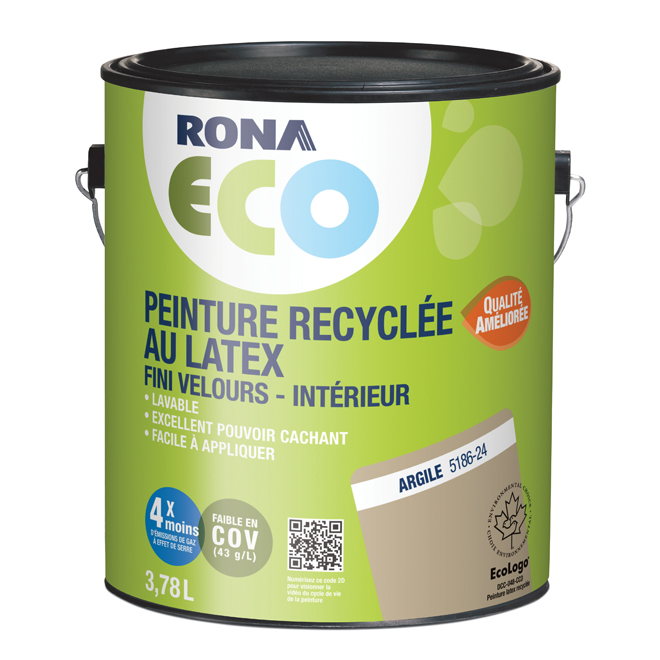Peinture d'intérieur recyclée - Argile