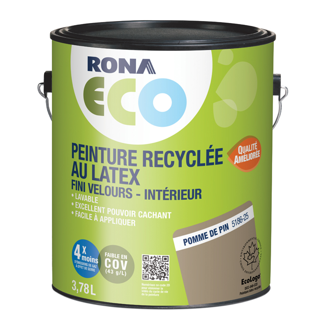 Peinture d'intérieur recyclée - Pomme de pin