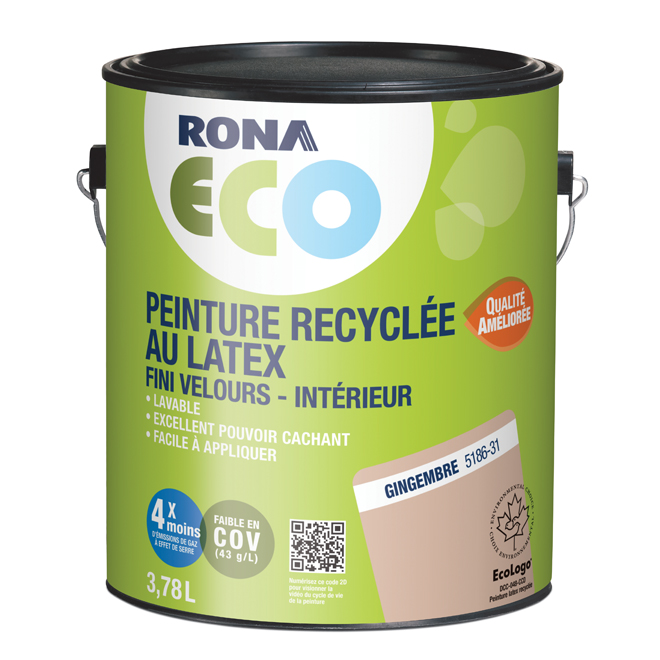 Peinture d'intérieur recyclée - Gingembre