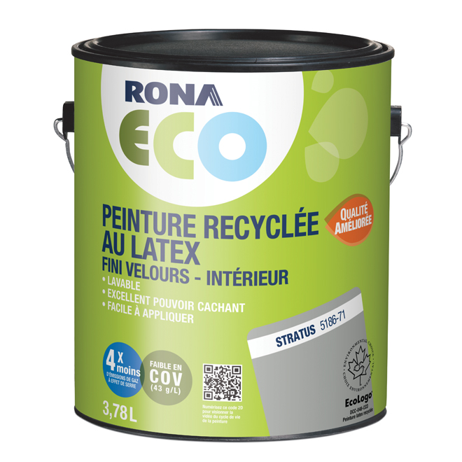 Peinture d'intérieur recyclée - Stratus