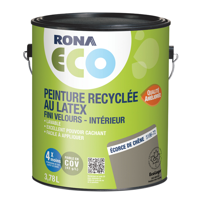 Peinture d'intérieur recyclée - Écorce de chêne