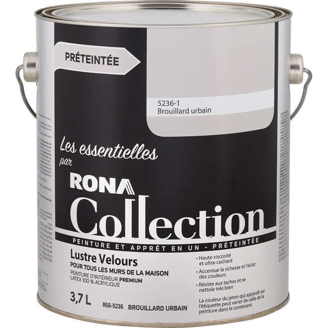 Peinture et apprêt en un, lustre velours, brouillard urbain