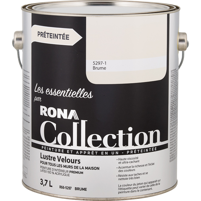 Peinture et apprêt en un, lustre velours, brume