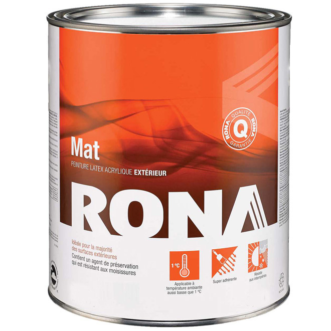 Latex acrylique d'extérieur « Fini mat »