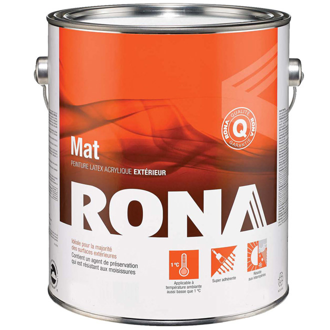 Latex acrylique d'extérieur « Fini mat »
