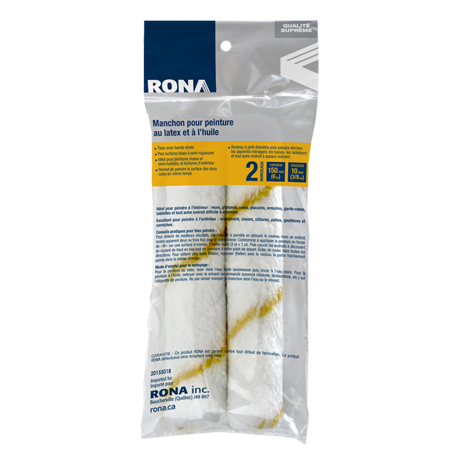 Manchon de qualité suprême de 150mm - Paquet de 2