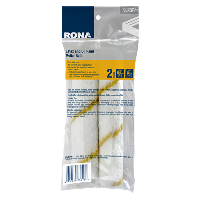 Supreme Quality Roler Refill 150mm - Pack of 2