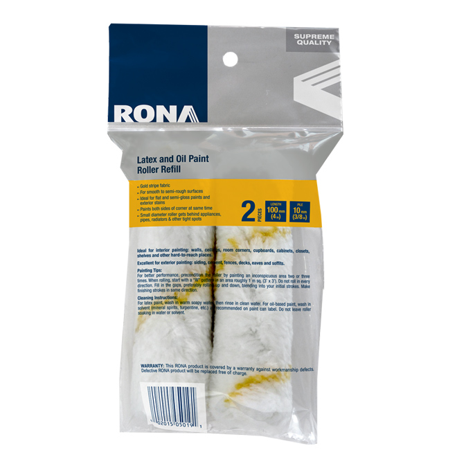 Supreme Quality Roler Refill 100mm - Pack of 2