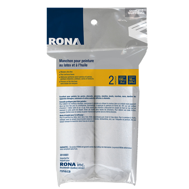 Manchon de qualité suprême 100mm - Paquet de 2