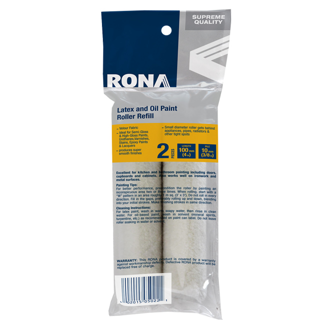 Supreme Quality Roller Refill 100mm - Pack of 2