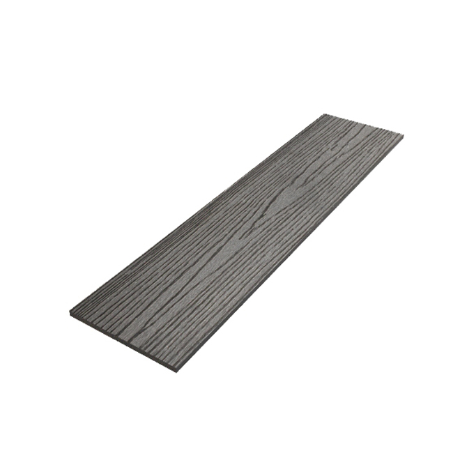 Fascia en composite, 12 pi, gris