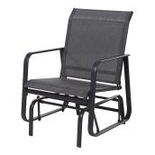 Chaise berçante de patio Florence, gris