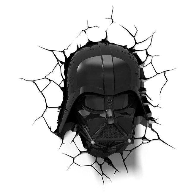 "Darth Vader" 3D Wall Mount Light