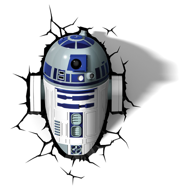 "R2-D2" 3D Wall Mount Light