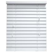 Horizontal Faux Wood Blind - White - 48