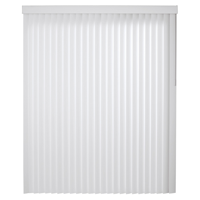 Store vertical en PVC, blanc, 78" x 84"
