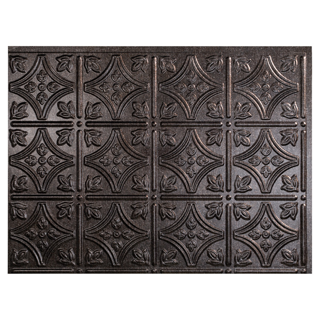 Backsplash Panel - Traditional - PVC - Smoked Pewter