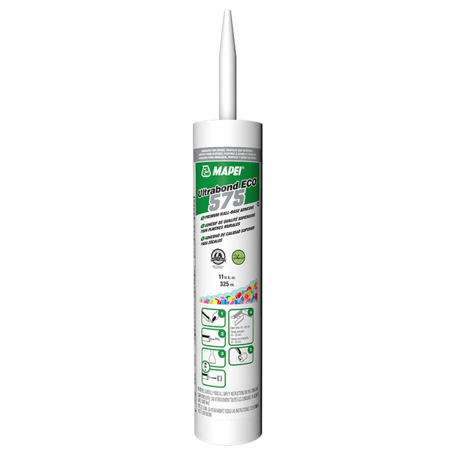 Baseboard adhesive