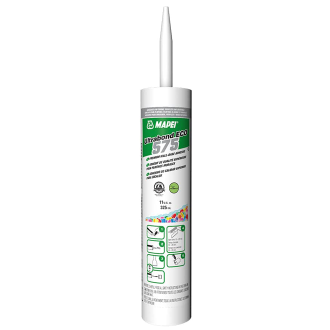 Baseboard adhesive