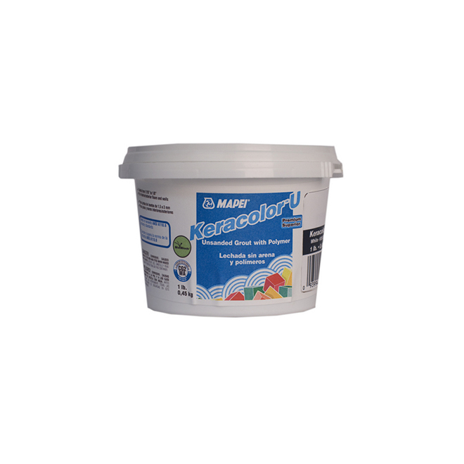 Coulis pour mur sans sable «Keracolor U» 0,45kg - Blanc