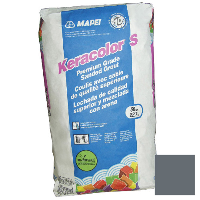 Coulis avec sable «Keracolor S» 22.68kg - Gris