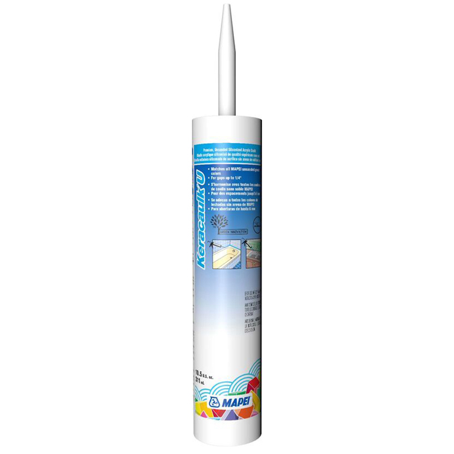 "Keracaulk U" Unsanded Acrylic Caulk 311ml - Bone