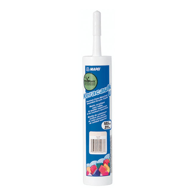Mastic sans sable «Keracaulk U» 311ml - Hale doré
