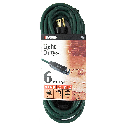 6-m Outdoor Extension Cord